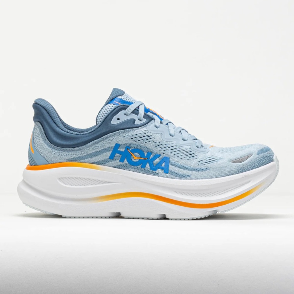 HOKA Men's Bondi 9 Running Shoes DNP Blue Drizzle Size 10 D